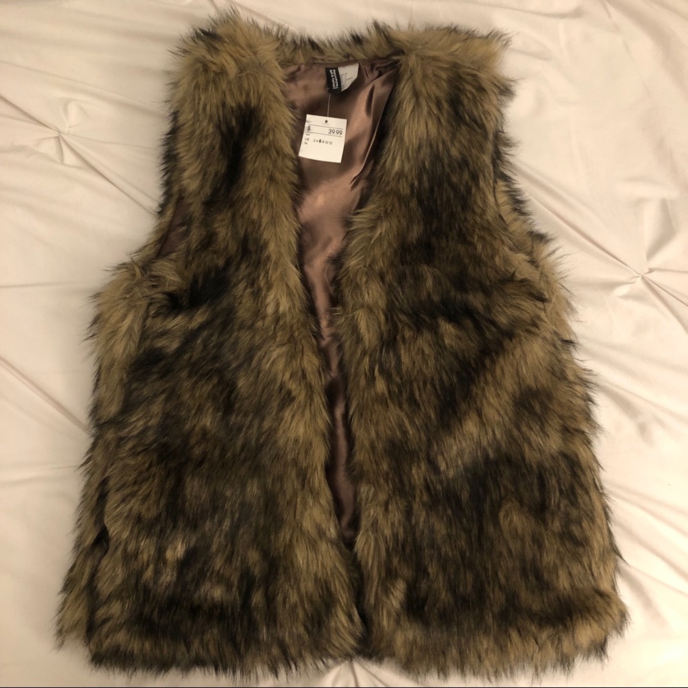H&M Faux Fur Vest